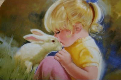 +MBA #5905    "Donald Zolan  "Children & Pets Series "Tender Moment" 1984