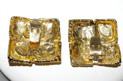 +MBA #88-142   Vintage Gold Plated Clips Made In The USA