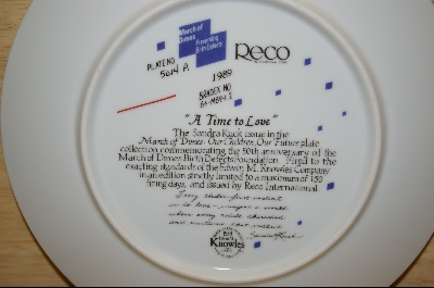 +MBA #5354  "By Artist Sandra Kuck   "March of Dimes "A Time To Love" 1989