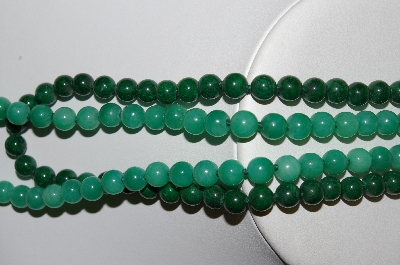 +MBA #88-040  Set Of 2 Gemstone Bead Necklaces