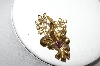 +MBA #87-080  Gold Plated Purple & Crystal Rhinestone Pin