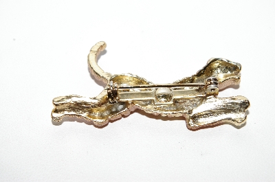 +MBA #97-050 "Vintage Goldtone Hand Painted Small Tiger Pin"