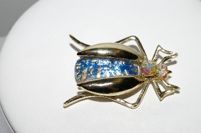 +MBA #96-042 "Vintage Goldtone Bug Pin"
