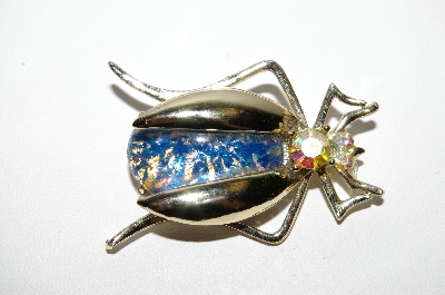 +MBA #96-042 "Vintage Goldtone Bug Pin"