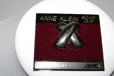 +MBA #94-366 "Silvertone Anne Klein Scarf Clip"