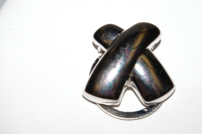 +MBA #94-366 "Silvertone Anne Klein Scarf Clip"