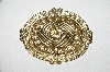+MBA #94-114  "Vintage Gold Plated Fancy Pin"