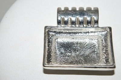 +MBA #94-003  "Silver Plated Square Large Bail Pendant"