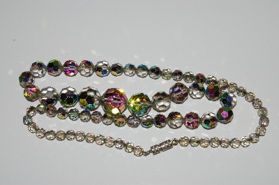 +MBA #98-391  "Vintage AB Crystal Neclace"