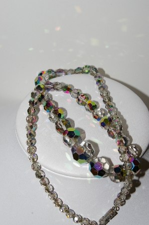 +MBA #98-391  "Vintage AB Crystal Neclace"