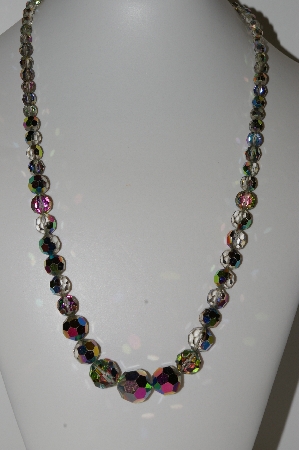 +MBA #98-391  "Vintage AB Crystal Neclace"
