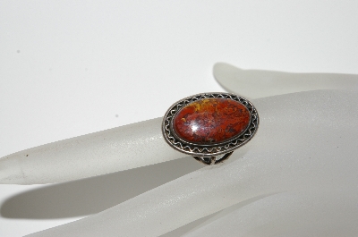 +MBA #99-003  "Vintage Sterling Gemstone Ring"