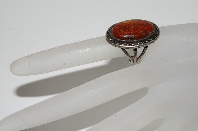 +MBA #99-003  "Vintage Sterling Gemstone Ring"