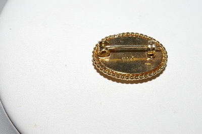 +MBA #99-025  "Made In Italy Mosiac Flower Pin"