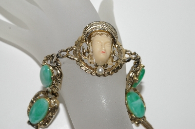 +MBA #E42-053  "Selro/Selini Golden Asian Princess Bracelet"