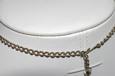 +MBA #E45-085   "Vintage Goldtone Brown & Citrine Colored Rhinestone Necklace"