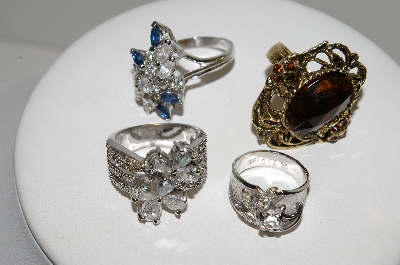 **MBA #E45-073   "Vintage Lot Of 4 Rings"