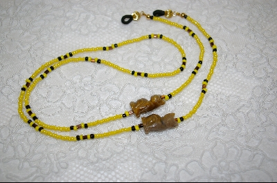 +MBA #6575   "Tiger Eye Hand Carved Cats