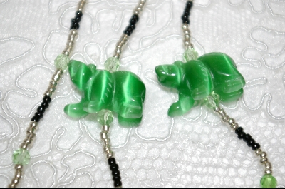 +MBA #6538 "Green Fiber Optic "Bears"