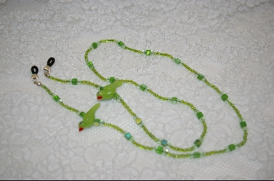 +MBA #6482  "Green Lamp Work Birds"