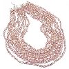 +MBA #E51-363  "Sterling Pink Cultured Pearl 8 Row Necklace"
