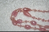 +MBA #6424  "Milk Pink Glass Luster Beads"