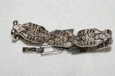+MBA #E54-279   "Older  Fancy Silvertone Bracelet"