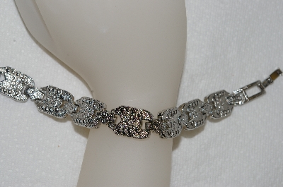 +MBA #E54-279   "Older  Fancy Silvertone Bracelet"