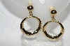 +MBA #E56-196   "Vintage Gold Plated Screw Back/Clip On Combo Earrings"