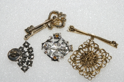 **MBA #E56-027   "Vintage Lot Of "4" Pins"
