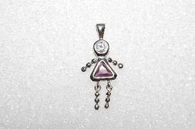 MBA #S51-004  "February Girl Pendant"