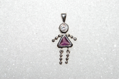 MBA #S51-004  "February Girl Pendant"