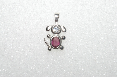 MBA #S51-010   "Sterling February Dog Pendant"