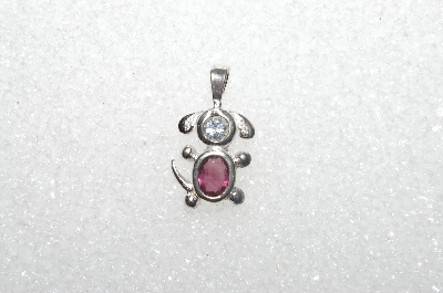 MBA #S51-010   "Sterling February Dog Pendant"