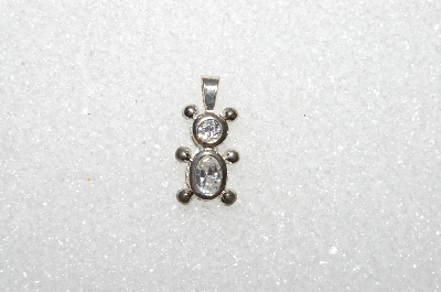 MBA #S51-111   "1980's Sterling  April Bear Pendant"