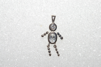 MBA #S51-113   "1980's Sterling April Boy Pendant"