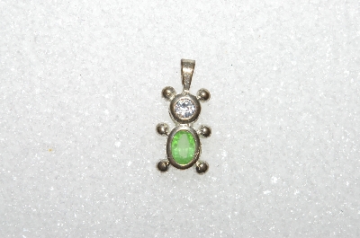 MBA #S51-139   "1980's Sterling August Bear  Pendant"