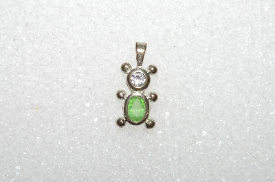 MBA #S51-139   "1980's Sterling August Bear  Pendant"