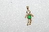 MBA #S51-611    "1980's Gold Plated Sterling May Boy Pendant"