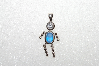 "SOLD" MBA #S51-685   "1980's Sterling September Boy Pendant"