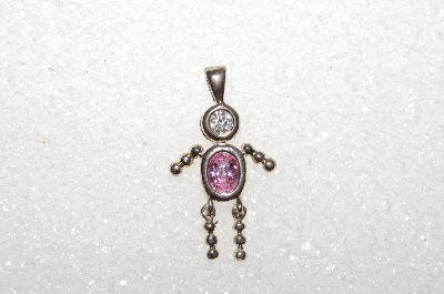 MBA #S51-073   "1980's Sterling October Boy Pendant"