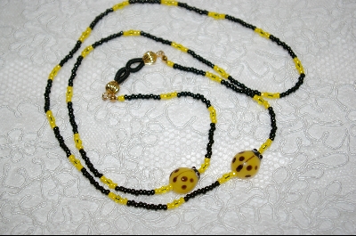 +MBA #6646  "Yellow Glass LadyBugs"
