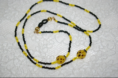 +MBA #6646  "Yellow Glass LadyBugs"