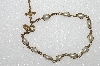 + MBA #S51-194   "Vintage Gold Tone Faux Glass Pearl Religious Bracelet"