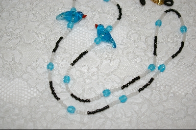 +MBA #6691  "Clear Blue Glass Birds"