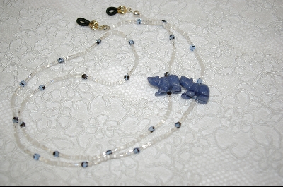 +MBA #6688  "Blue Lapis Hand Carved Bears"