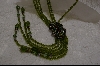 "SOLD"  Heidi Daus Green Crystal Necklace