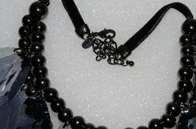 +MBA #S25-301   "Joan Rivers SHP 8/12 Double Strand Faceted Teardrop Necklace"