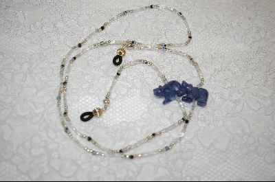 +MBA #6679  "Hand Carved Lapis Bears