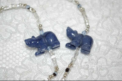 +MBA #6679  "Hand Carved Lapis Bears